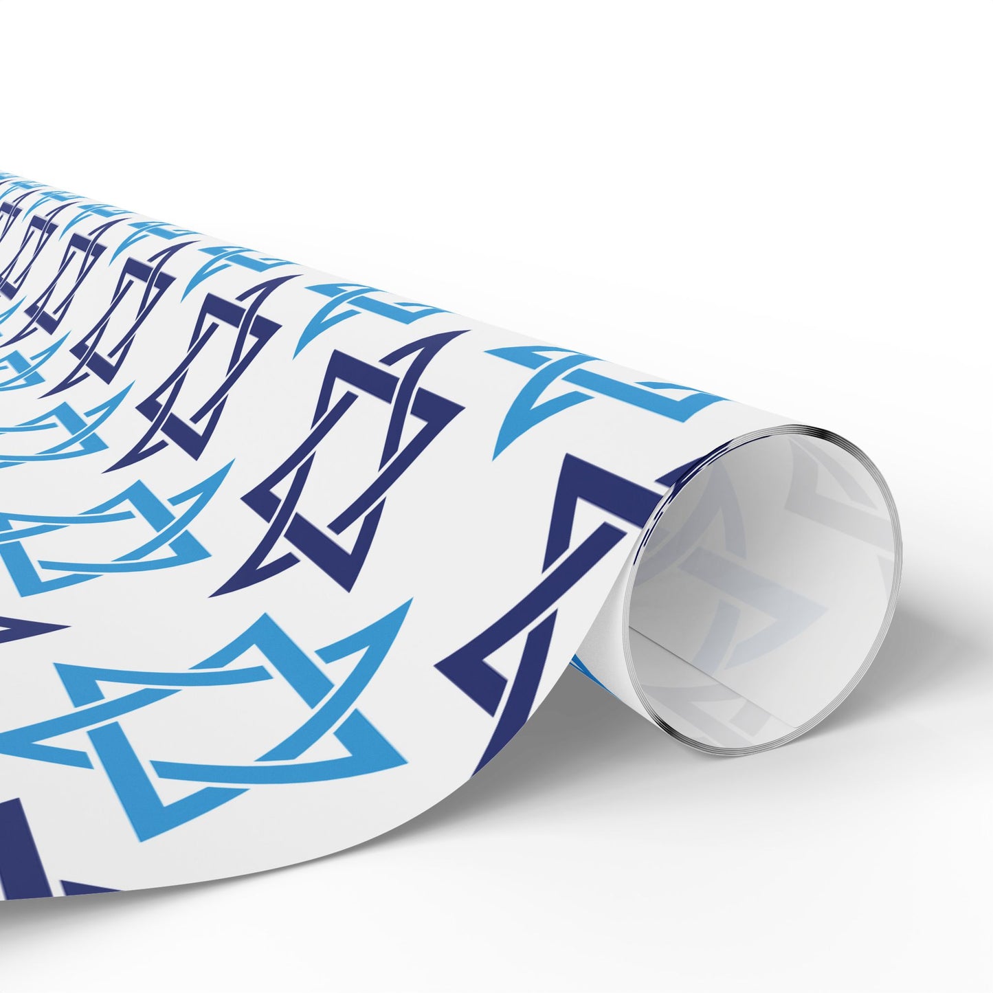 Star of David 2 Hanukkah Wrapping Paper