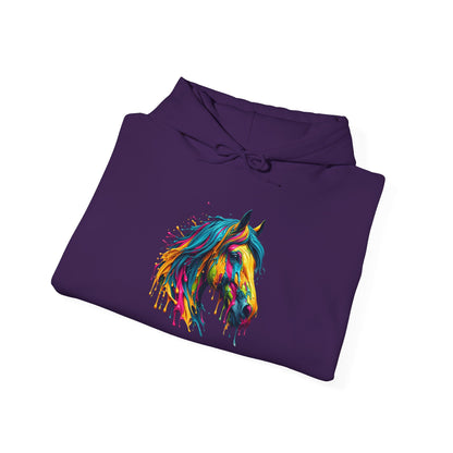 Colorful Horse Heavy Blend™ Hooded Sweatshirt