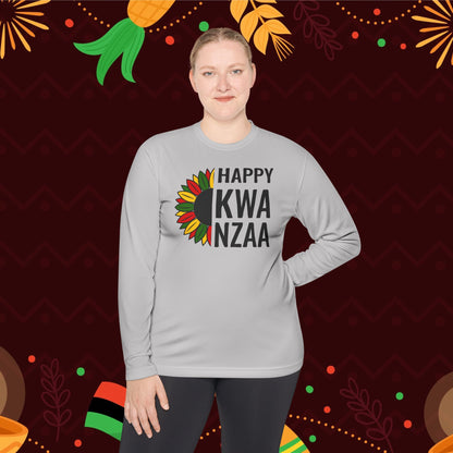 Happy Kwanzaa (Sunflower) Adult Long Sleeve Tee