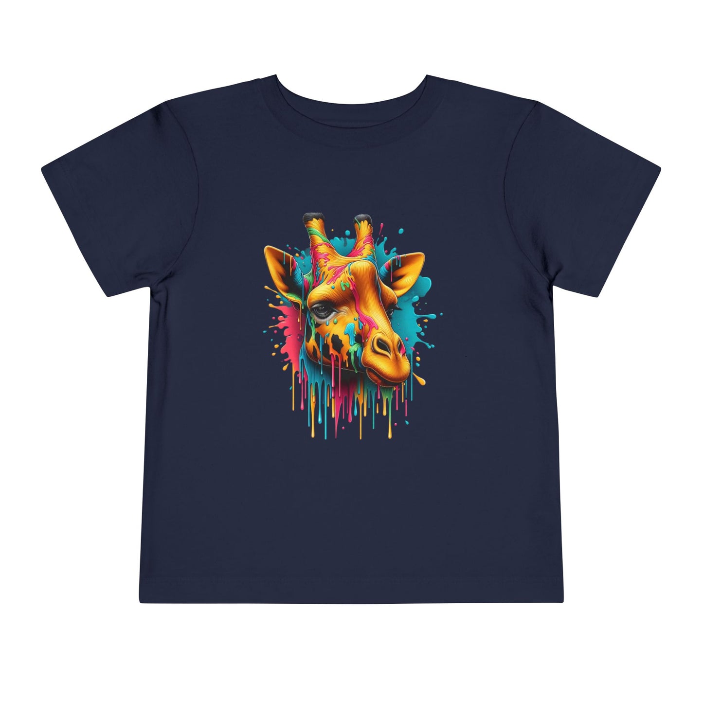Colorful Giraffe Toddler Tee