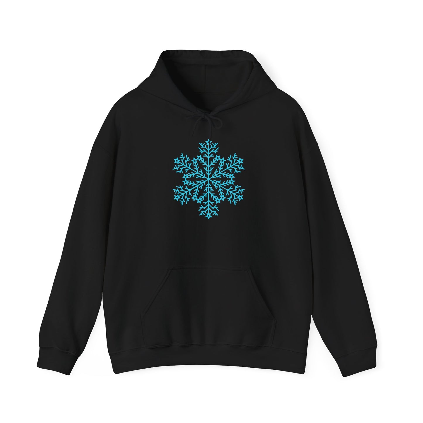 Large Snowflake Adult Heavy Blend™ Hooded Sweatshirt