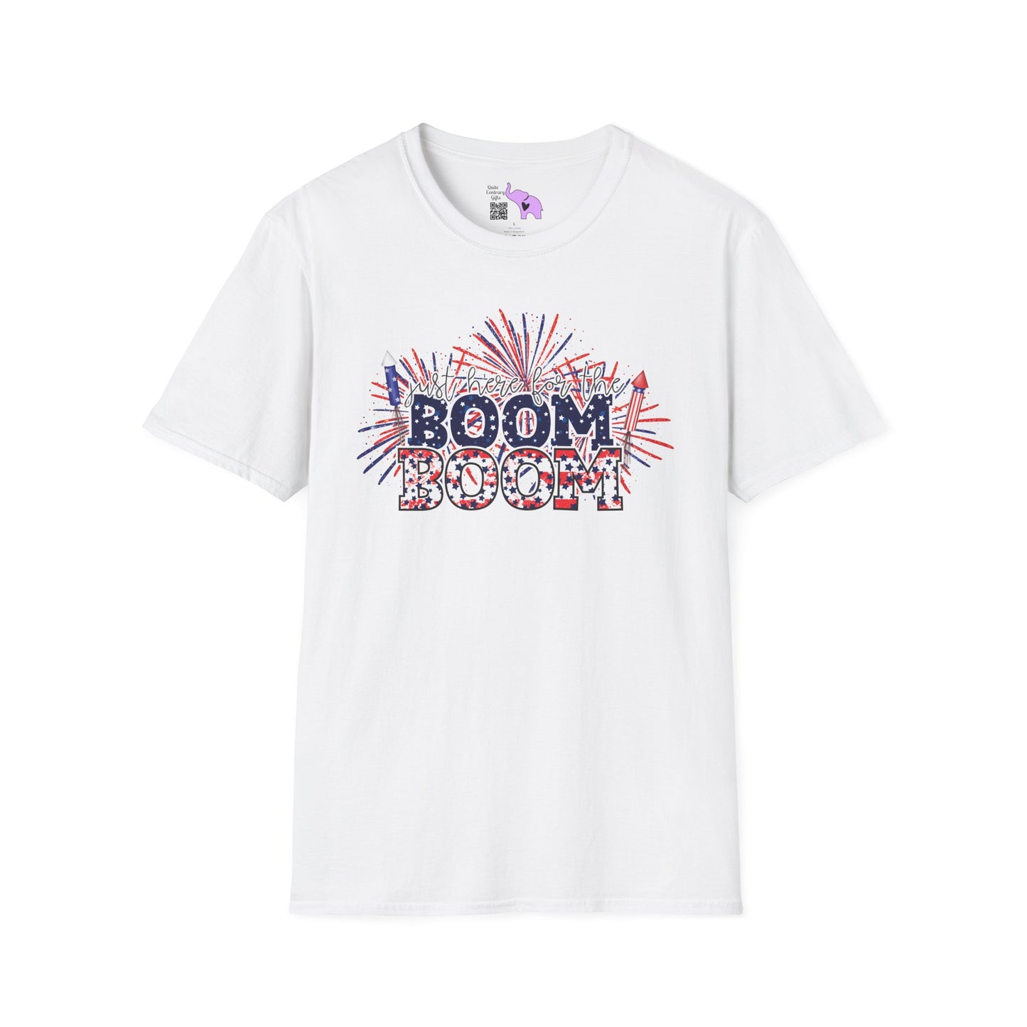 I'm Just Here For The Boom Boom Adult T-shirt