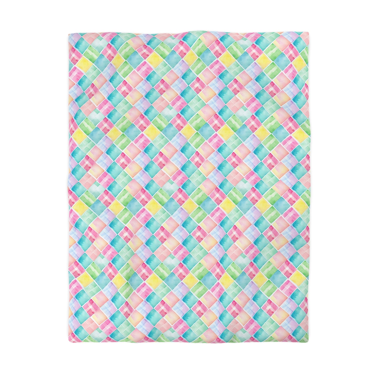 Watercolor Weave Microfiber Duvet Cover