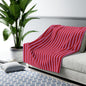 Be Mine Stripes Fleece Blanket