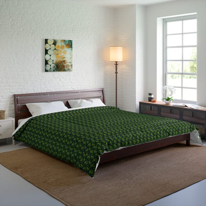 Emerald Canopy Frogs Comforter