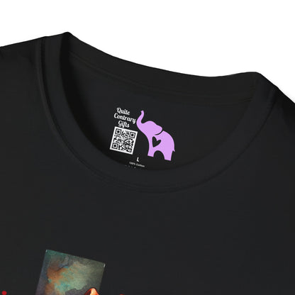 Texas Cow Skull w/Red Cowboy Hat Adult T-shirt