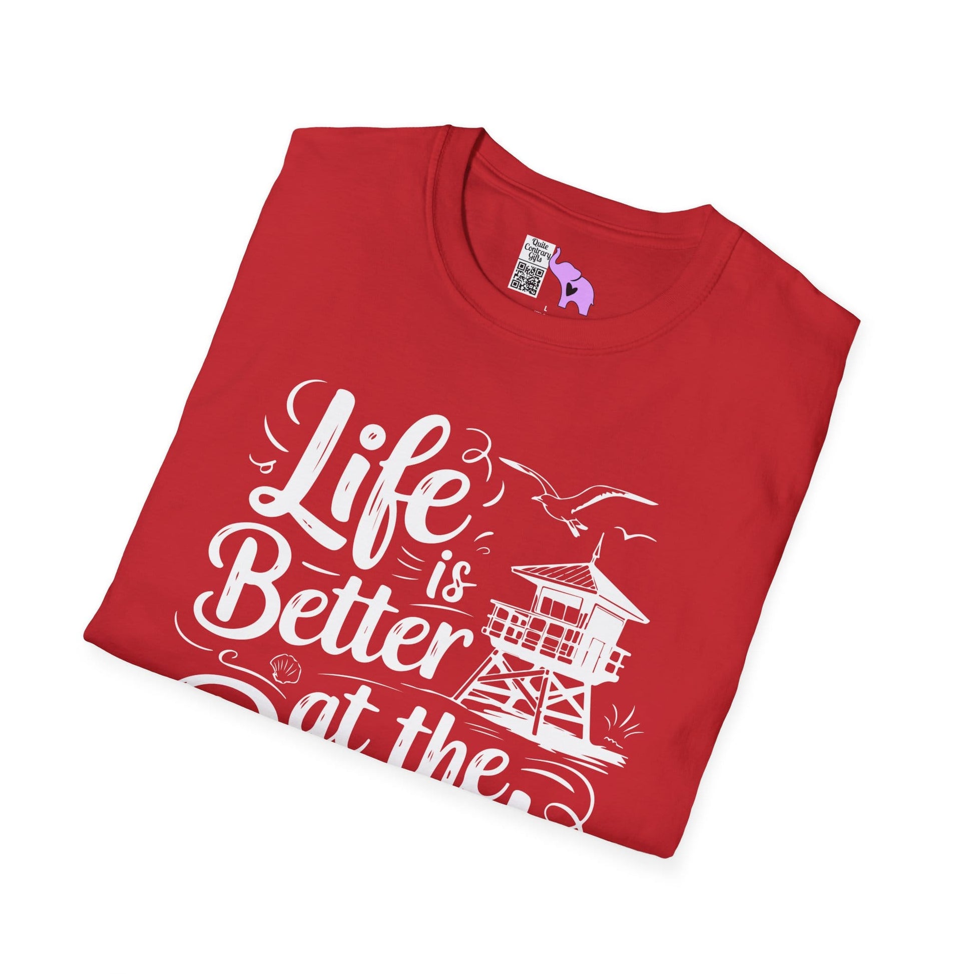 Life is Better At The Beach Adult T-shirt