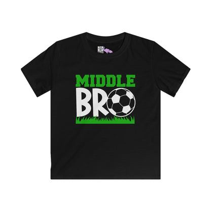 Middle Bro (Soccer Ball) Youth Softstyle Tee