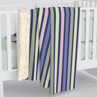 Earthy Stripes Fleece Blanket