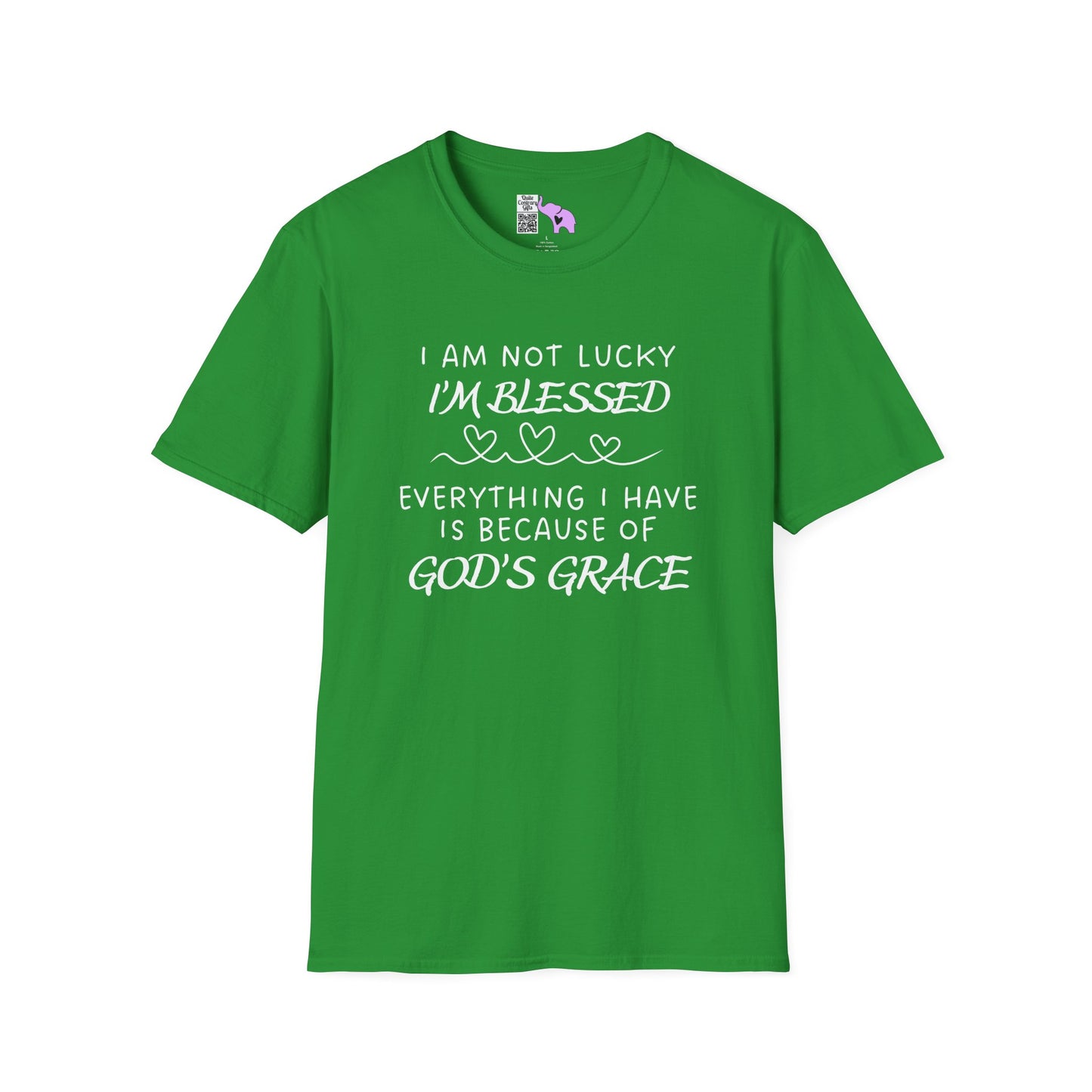 I'm Not Lucky I'm Blessed Adult T-shirt