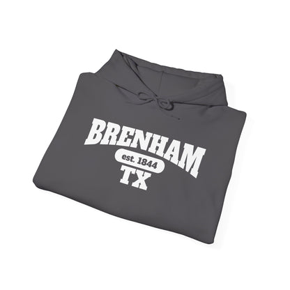 Brenham Tx Est. 1844 Adult Heavy Blend™ Hoodie