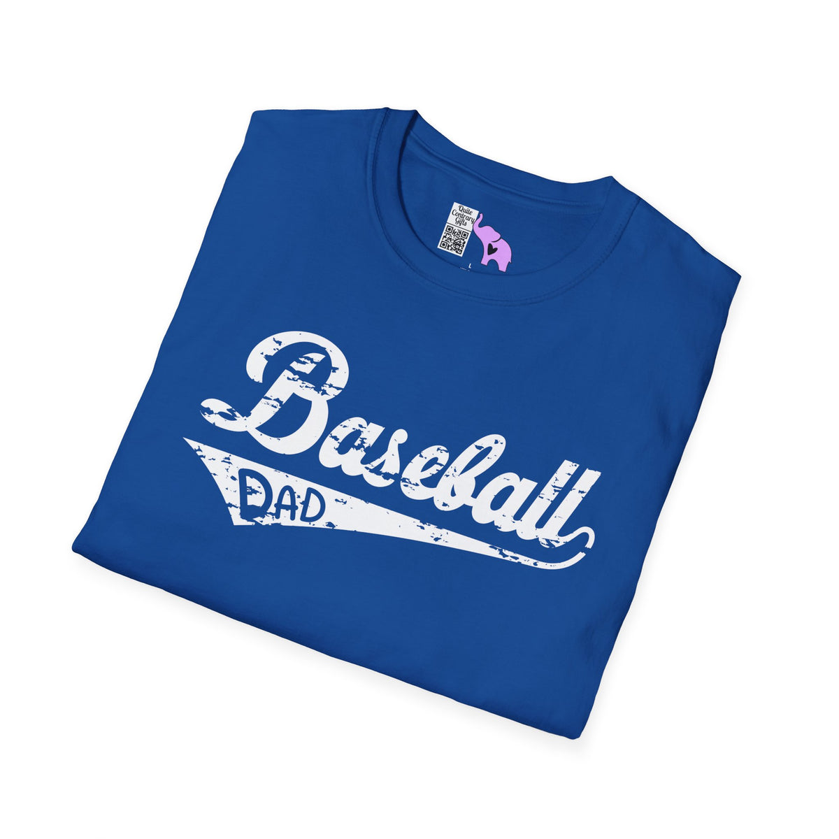 Baseball Dad (Grunge) Adult T-shirt