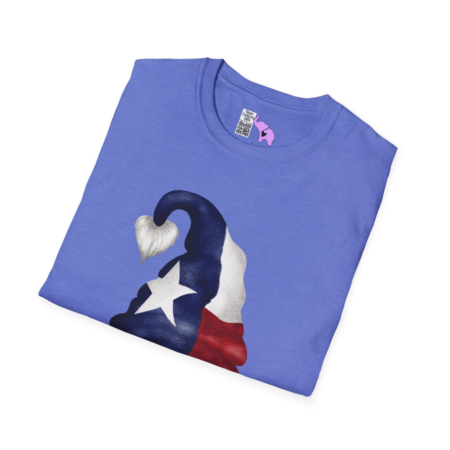 Texas Bowtie Gnome Adult T-shirt