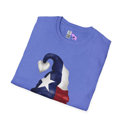 Texas Bowtie Gnome Adult T-shirt