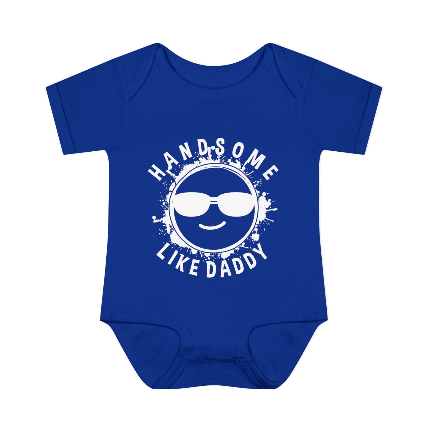 Handsome Like Daddy Infant Rib Bodysuit