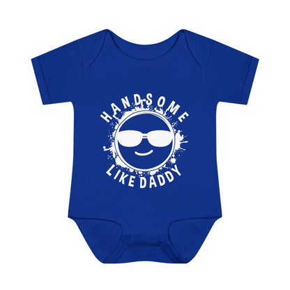 Handsome Like Daddy Infant Rib Bodysuit