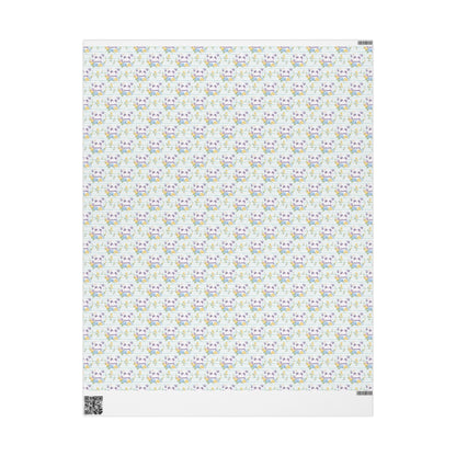 Pandas in Bloom Wrapping Paper