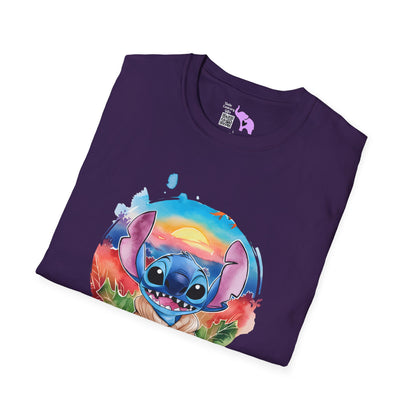 Sunset Stitch Adult T-shirt