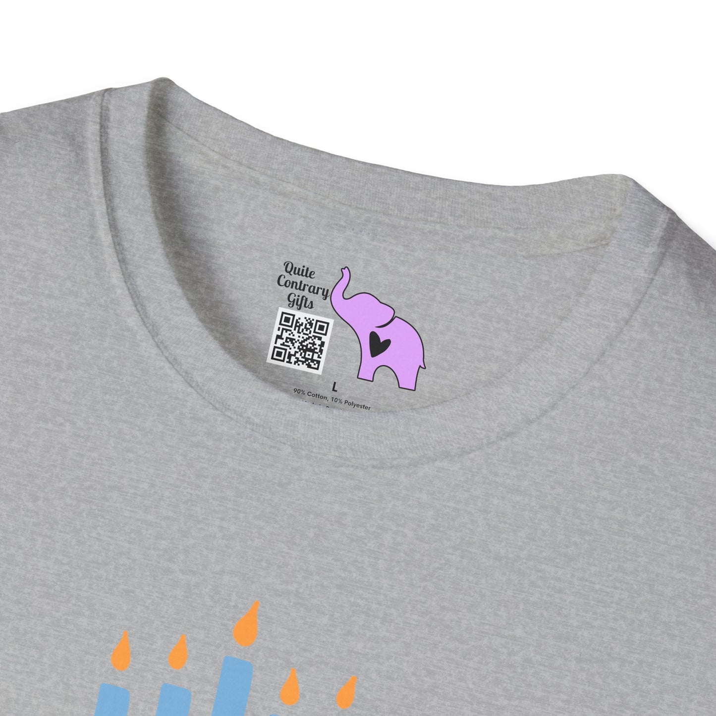 Hanukkah Love Light Latkes Adult T-shirt