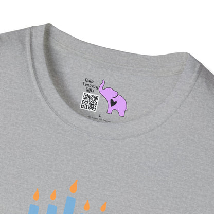 Hanukkah Love Light Latkes Adult T-shirt