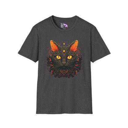 Creepy Black Cats 2 Adult T-shirt
