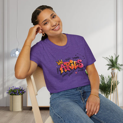 Aries Street Art Adult T-shirt