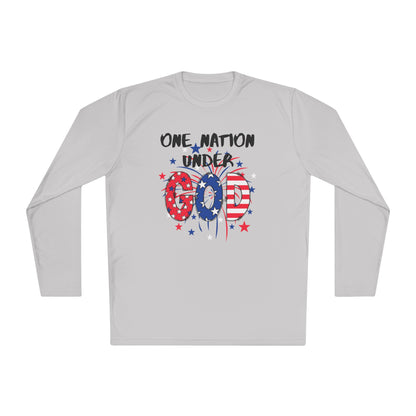 One Nation Under God Unisex Lightweight Long Sleeve Tee