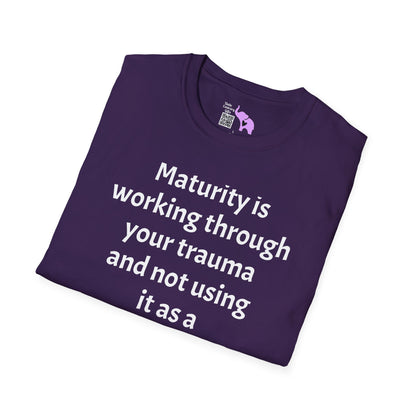 Maturity is... Adult T-shirt