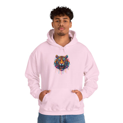 Colorful Tiger Heavy Blend™ Hooded Sweatshirt