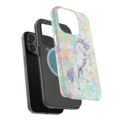 Pastel Pegasus MagSafe® Compatible Tough Case for iPhone