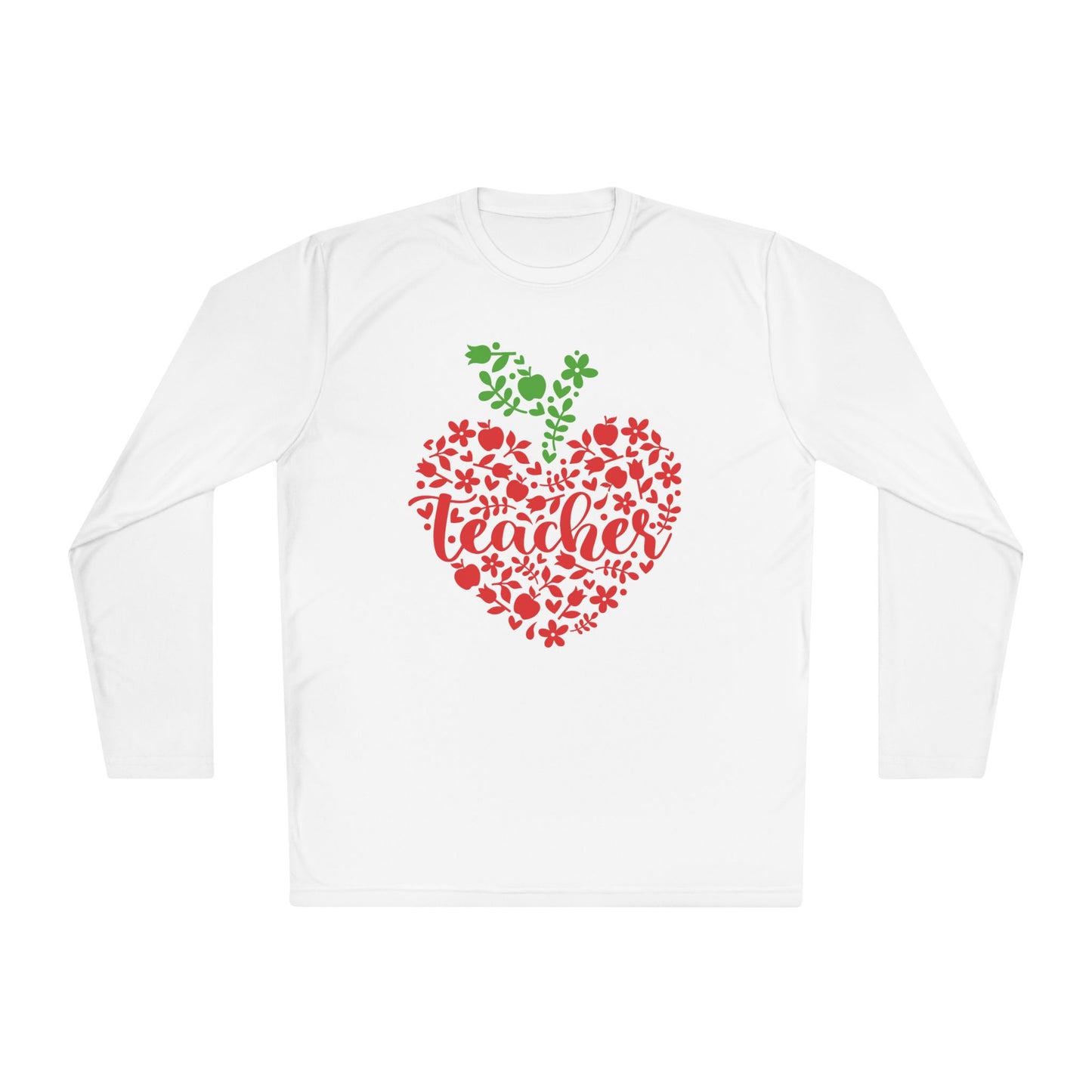 Teacher Heart 1 Adult Long Sleeve Tee