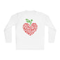 Teacher Heart 1 Adult Long Sleeve Tee