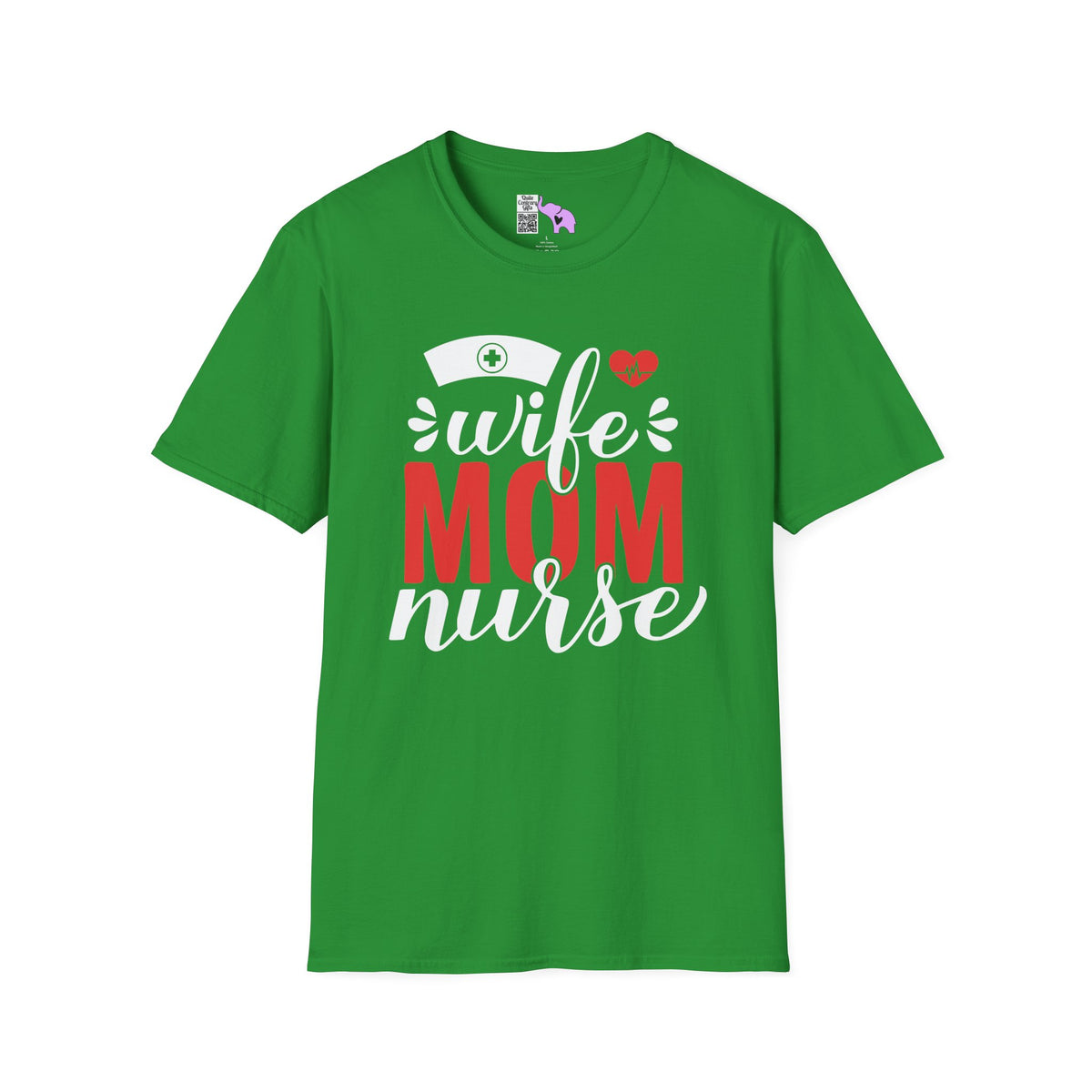 Wife Mom Nurse Adult T-shirt