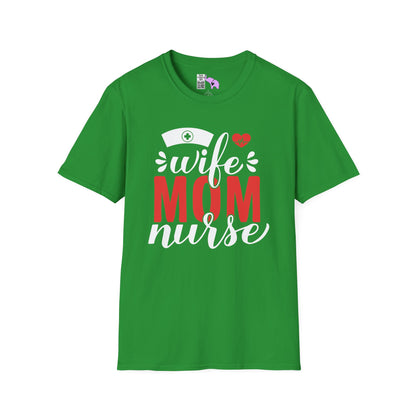 Wife Mom Nurse Adult T-shirt