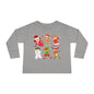 Dabbing Santa Crew Toddler Long Sleeve Tee