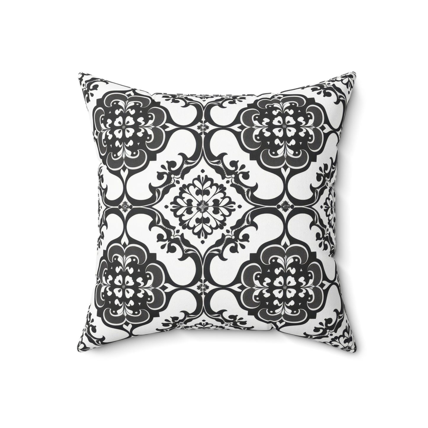 Ornamental Symmetry Throw Pillow