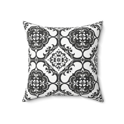 Ornamental Symmetry Throw Pillow