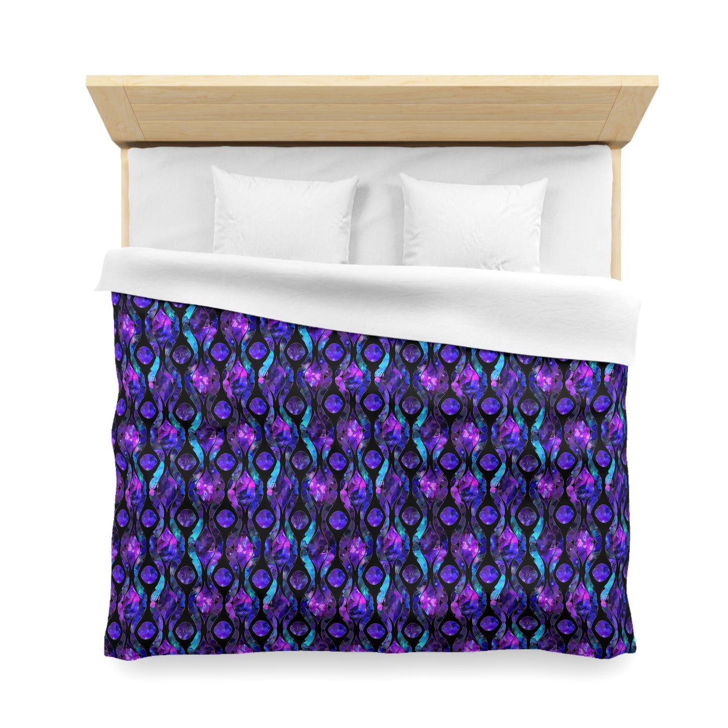 Celestial Glass Microfiber Duvet Cover