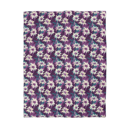 Twilight Daisy Meadow Microfiber Duvet Cover