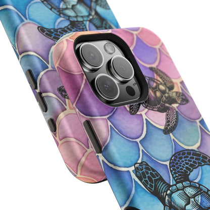 Sea Turtle Silhouette MagSafe® Compatible Tough Case for iPhone