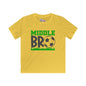 Middle Bro (Soccer Ball) Youth Softstyle Tee