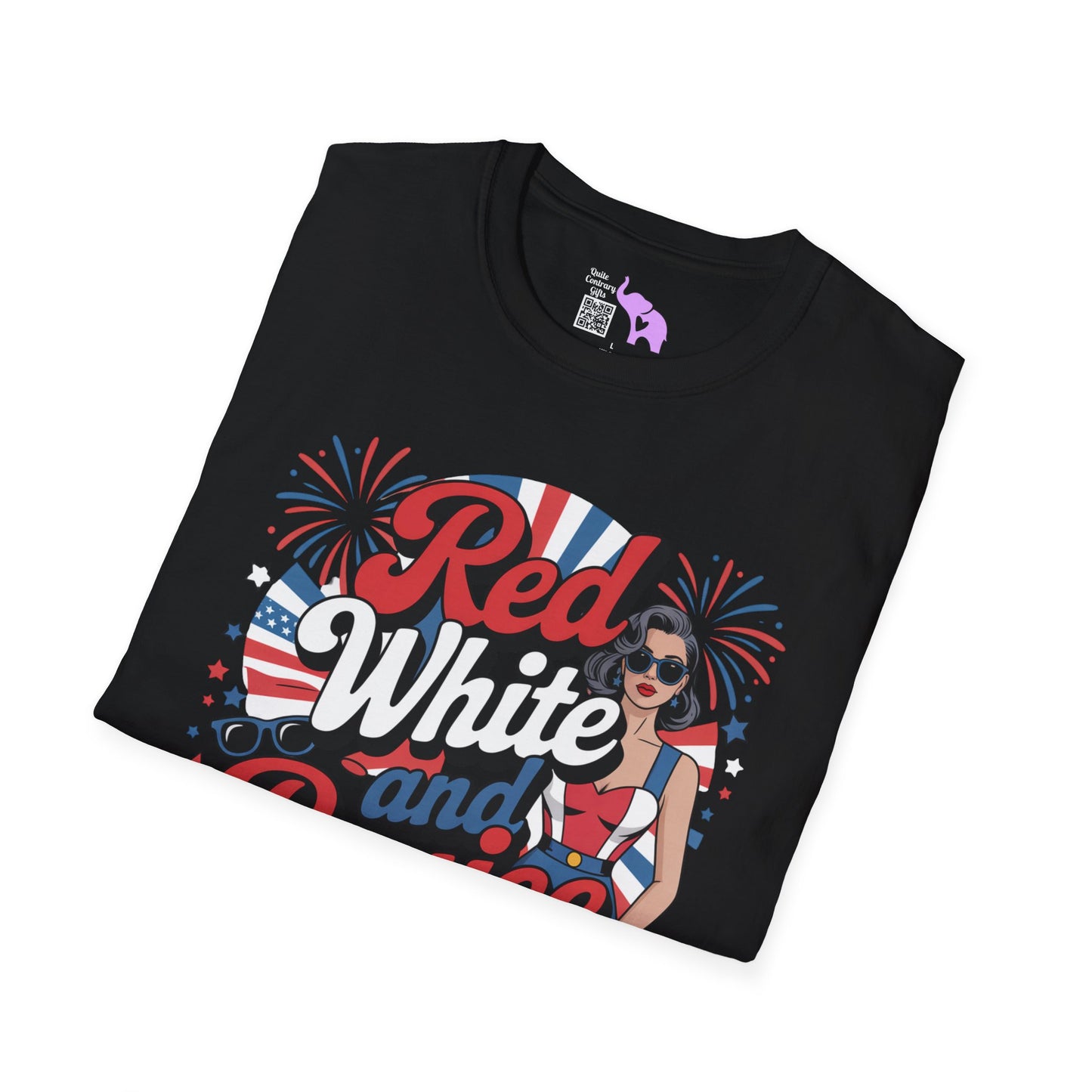 Red, White, and Boujee Adult T-shirt