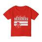 Ballville Brahmas w/Mascot & Stripes Heavy Cotton™ Toddler T-shirt