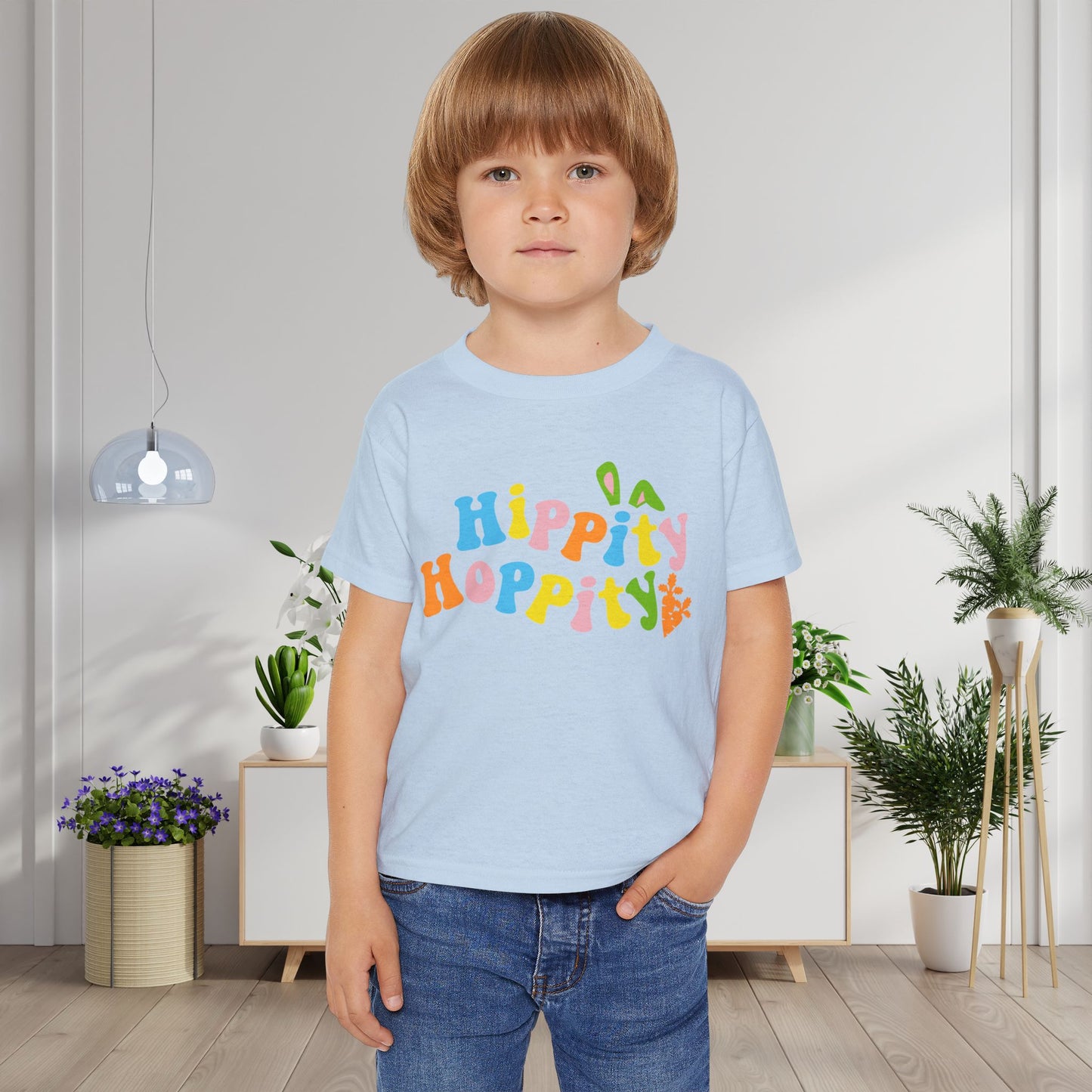 Hippity Hoppity (Easter) Heavy Cotton™ Toddler T-shirt