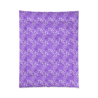 Lavender Peony Symphony Comforter