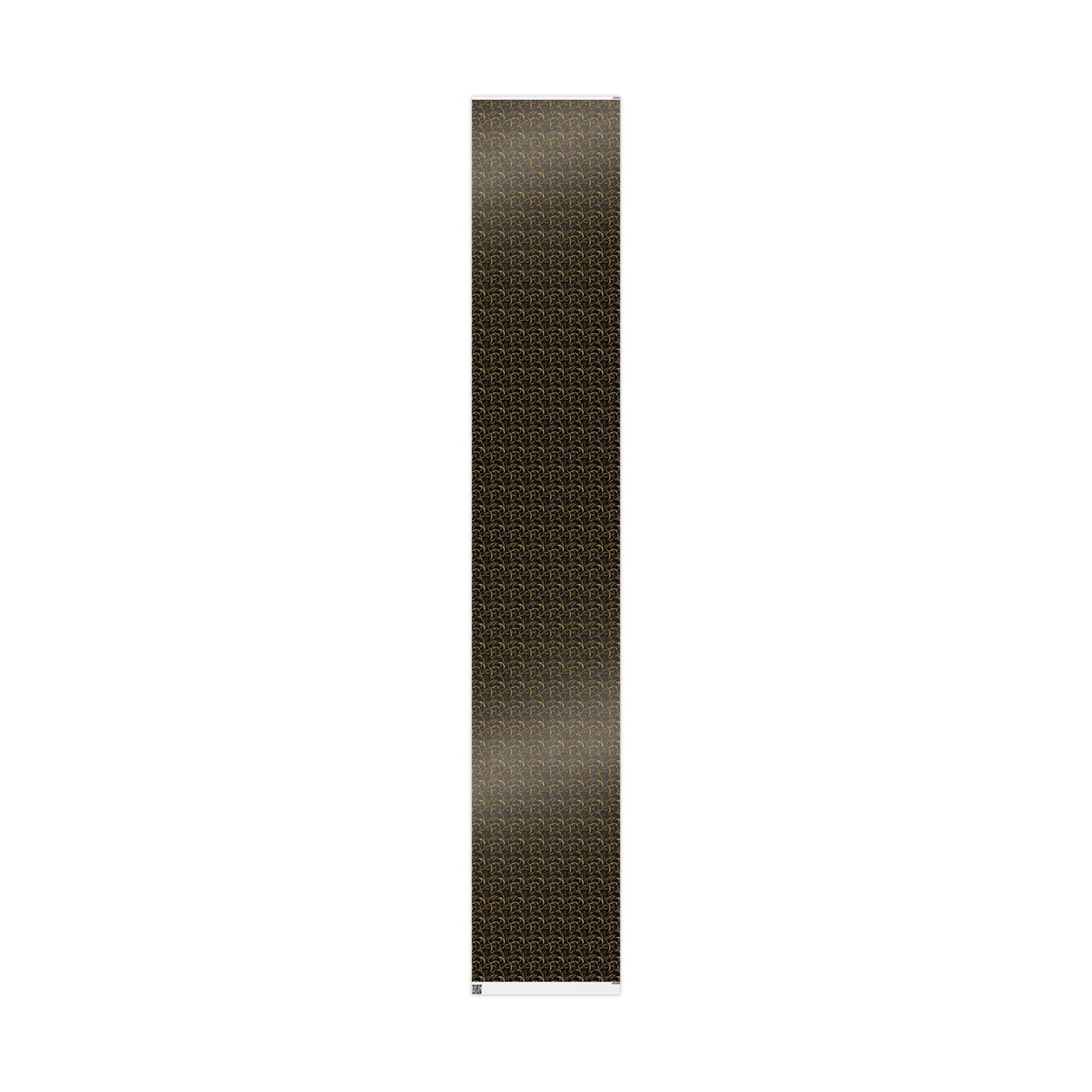 Golden Noir Swirl Wrapping Paper