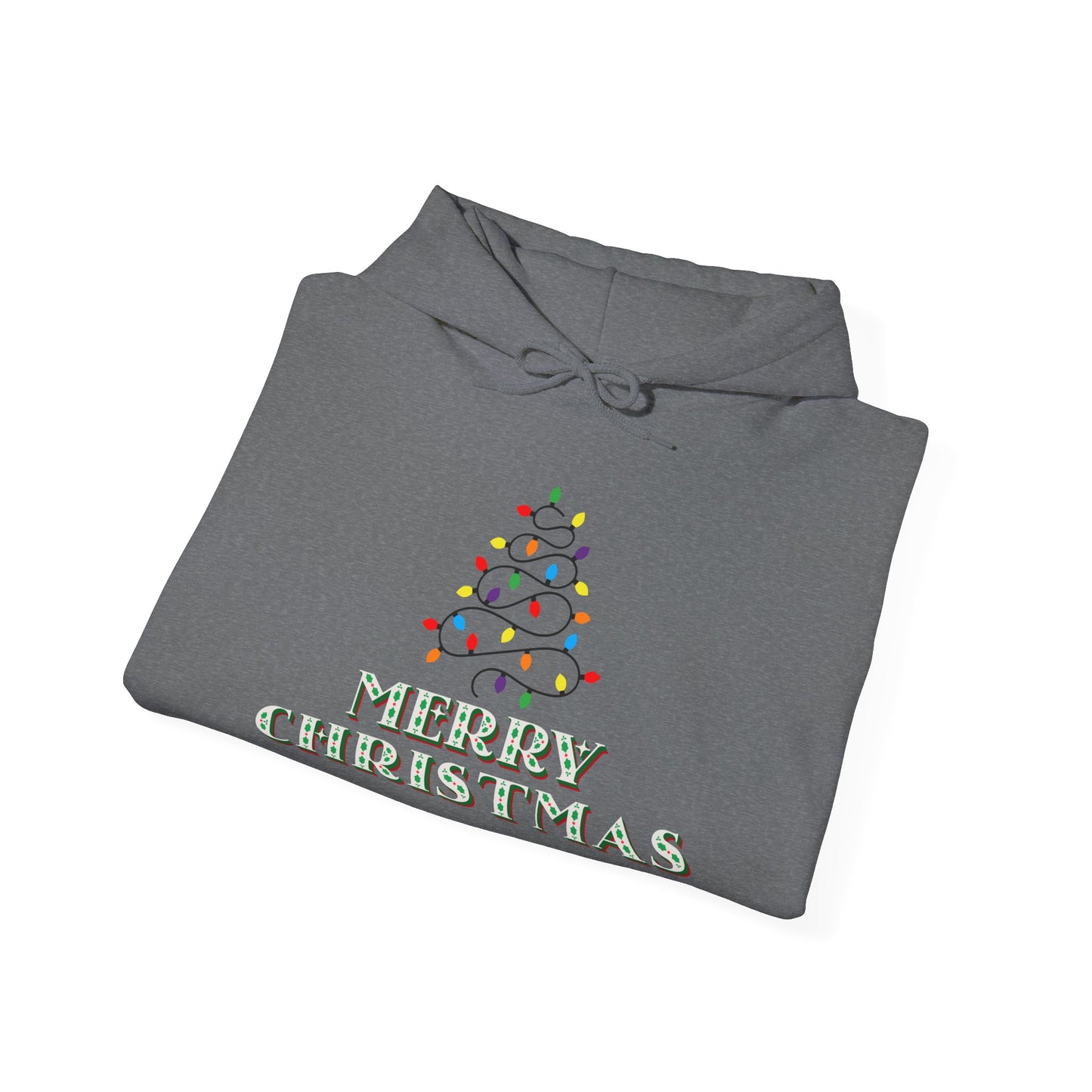 Merry Christmas Adult Heavy Blend™ Hooded Sweatshirt