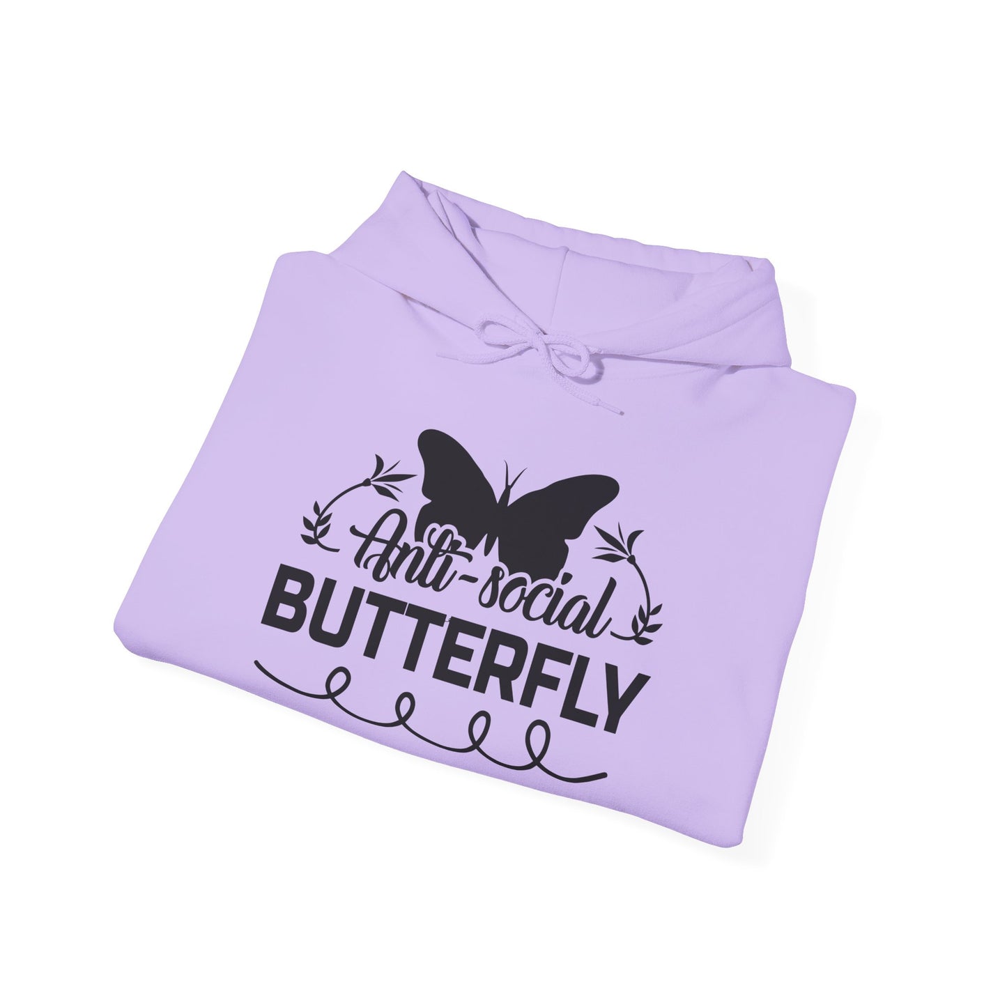 AntiSocial Butterfly Heavy Blend™ Hooded Sweatshirt
