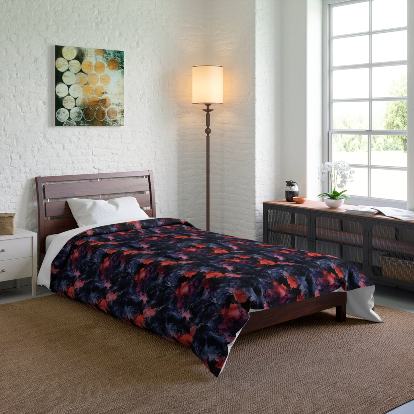 Dark Fantasy Watercolor Comforter