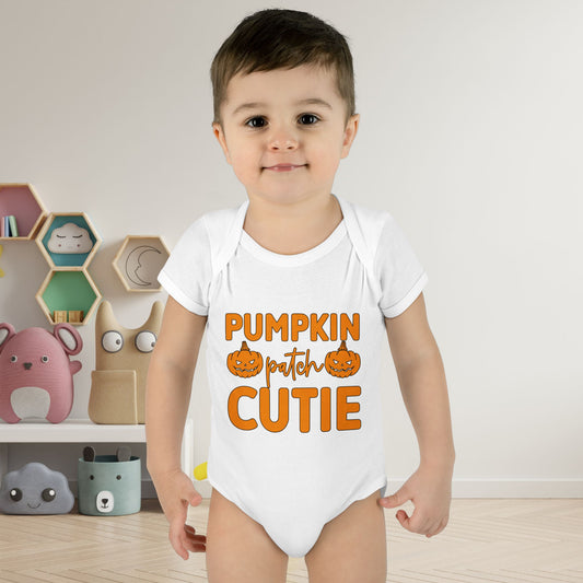 Pumpkin Patch Cutie Baby Rib Bodysuit